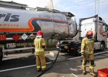 Trenażery awaryjnego opróżniania cystern dla PSP