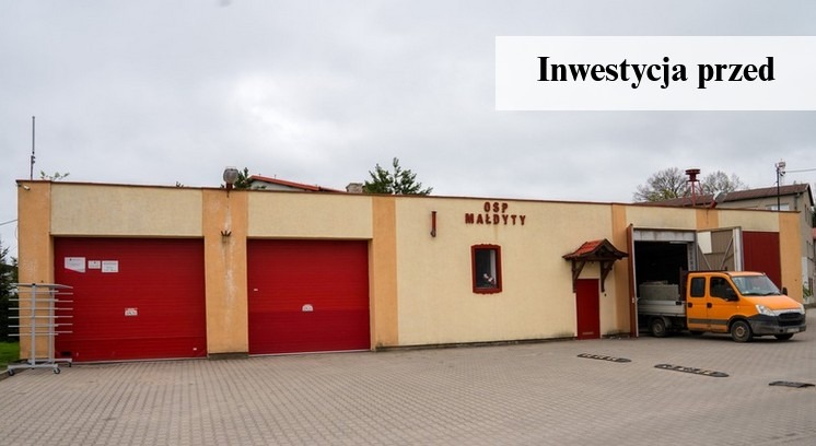 Remiza OSP w Małdytach zyskała nowe oblicze