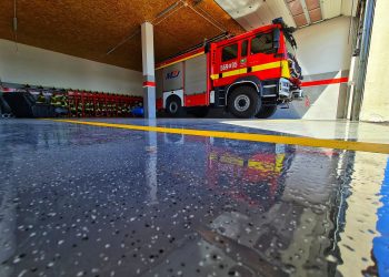 Remont garażu OSP Chojny. To dopiero pierwszy etap