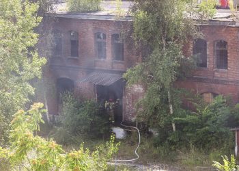 Pożar pustostanu we Wrocławiu