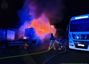 Pożar na giełdzie warzywnej w Mysłowicach