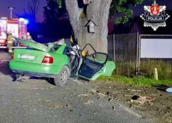 Wypadek w Naprawie. Ciężki stan 20-latka