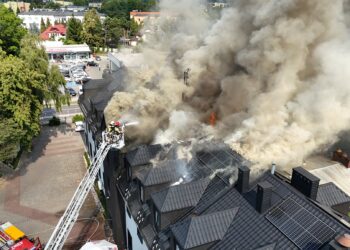 Pożar Hotelu Senator w Starachowicach