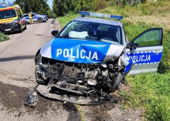 Policyjny pościg zakończony wypadkiem. Cztery osoby ranne