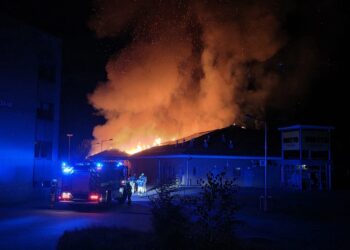 W Czechowicach-Dziedzicach spłonął sklep Netto