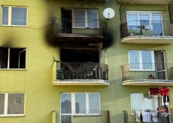 Pożar mieszkania w Brzegu Dolnym. Nie żyje 16-latek
