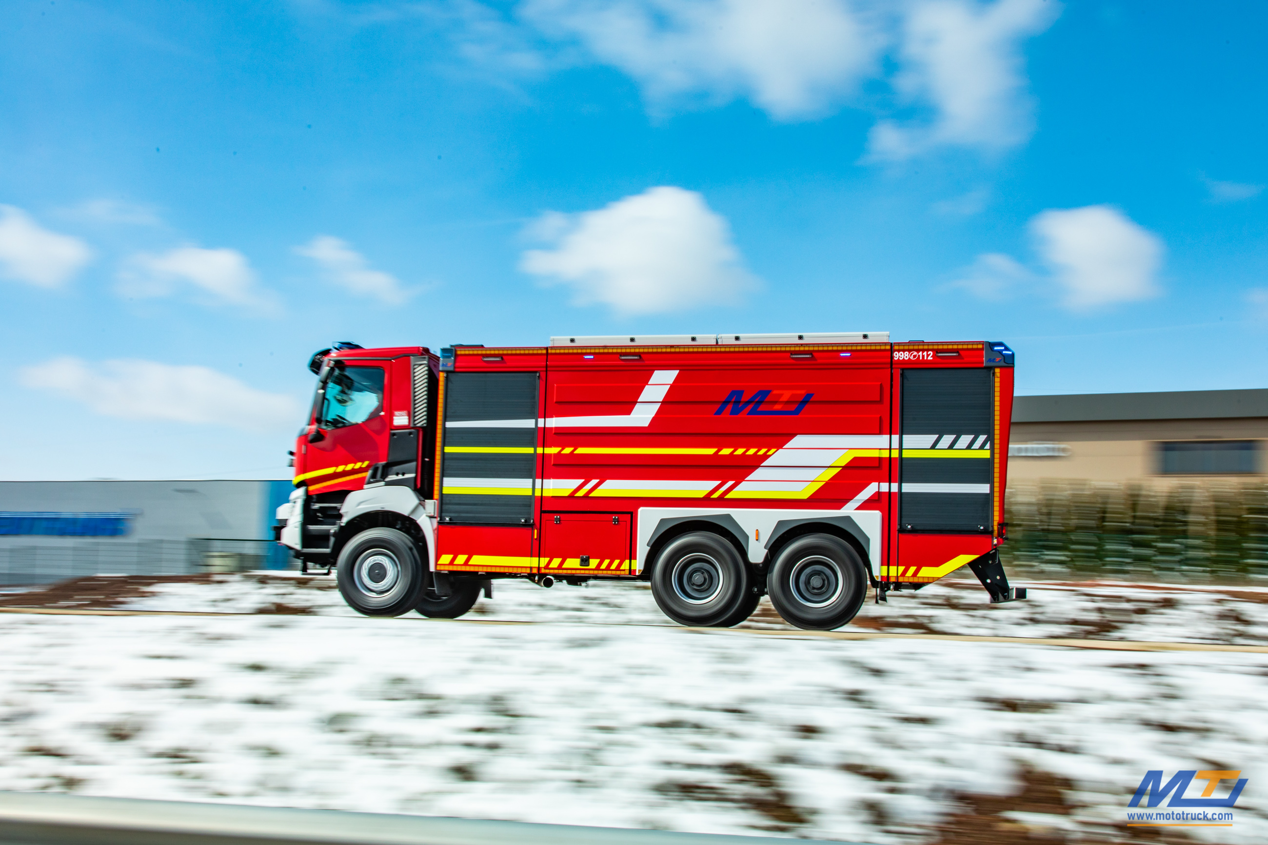 Renault K 440 6×6 – ciężki samochód ratowniczo-gaśniczy, który nie zna kompromisów