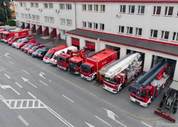 Krośnieńscy strażacy pokazali swoją siłę bojową [FOTO]