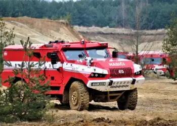 Opancerzony Triton dla Akademii Pożarniczej