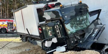 Wypadek na budowie trasy S10 w Stryszku