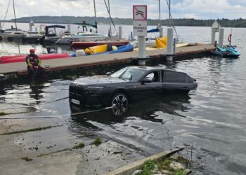 Luksusowe BMW w Wiśle. Niecodzienne zdarzenie we Włocławku