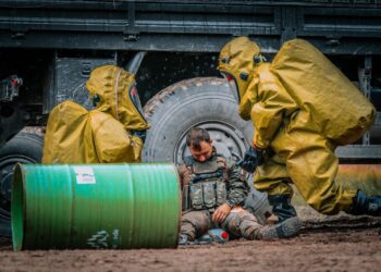 „ŻELAZNA BRAMA-25″. Wspólne ćwiczenia strażaków i żołnierzy