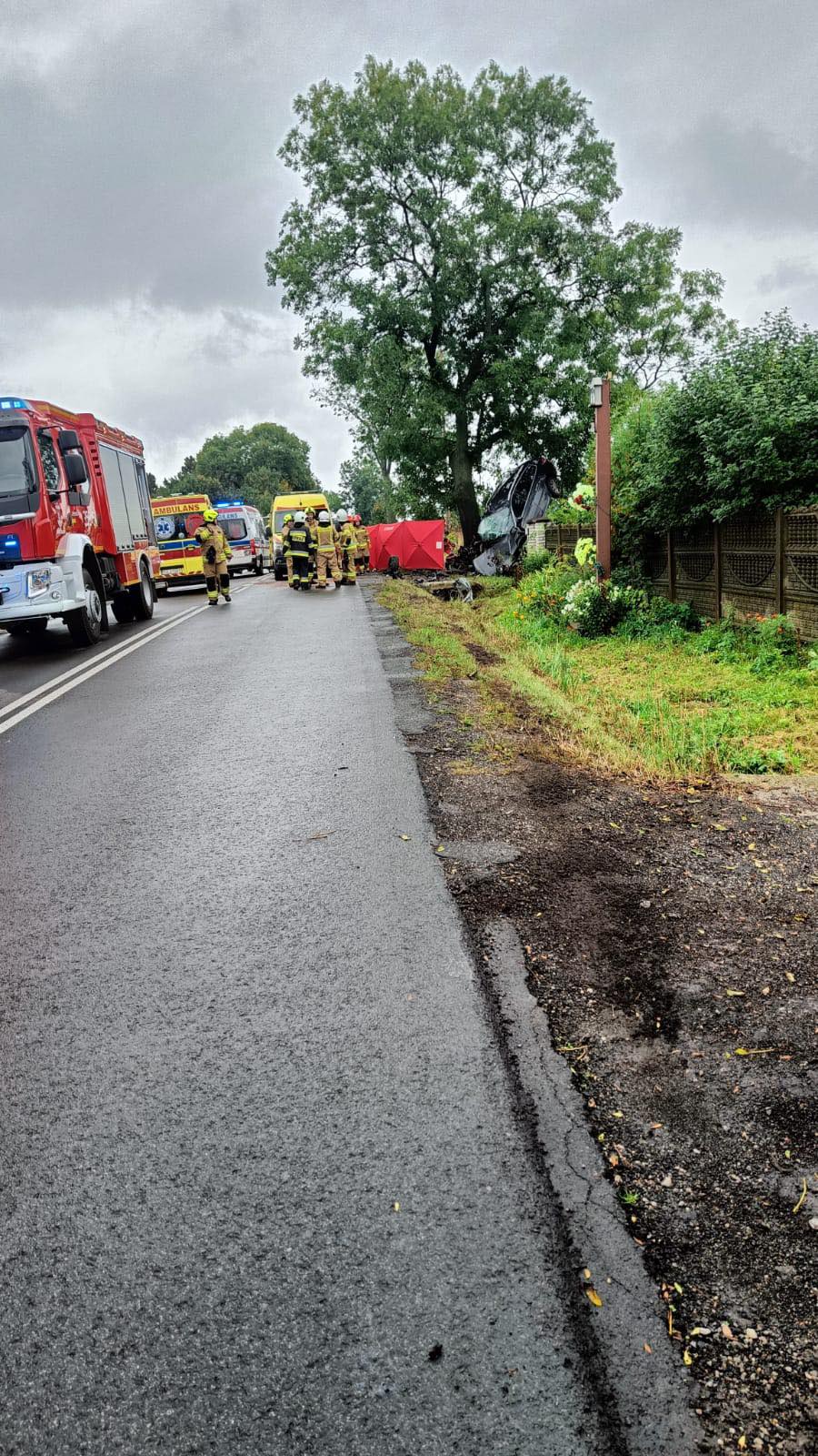 Tragiczny wypadek na DW-789 w Ślezanach