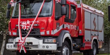 NOWY SAMOCHÓD POŻARNICZY NA 95-LECIE OSP KSRG RYCERKA DOLNA
