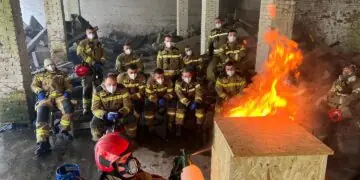 Szkolenie z pożarów wewnętrznych w Bornem Sulinowie