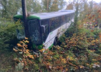Zderzenie autobusu z ciężarówką. Są ranni