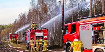 Ćwiczenia pomorskich strażaków ‘HEWELIUSZ 2025’