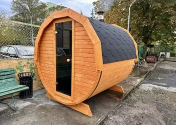 Strażacy z Solca Kujawskiego zbudowali saunę