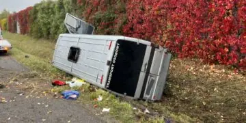 Wypadek busa na S7 pod Grójcem