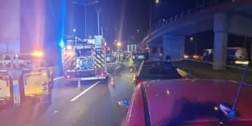 Karambol na ‘jedynce’ w Pszczynie. Są ranni