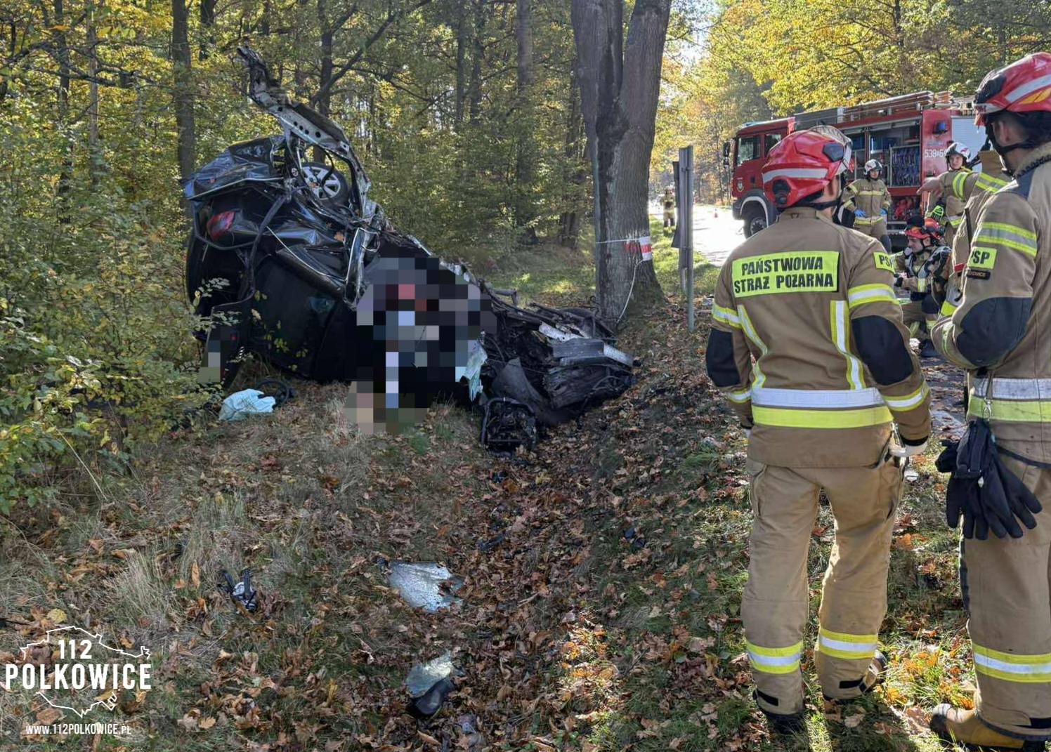 Tragiczny wypadek na trasie Chocianów – Parchów