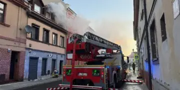 Tragiczny pożar w Pyskowicach. Nie żyje jedna osoba