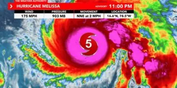 Huragan Melissa zagraża Jamajce. Padają kolejne rekordy