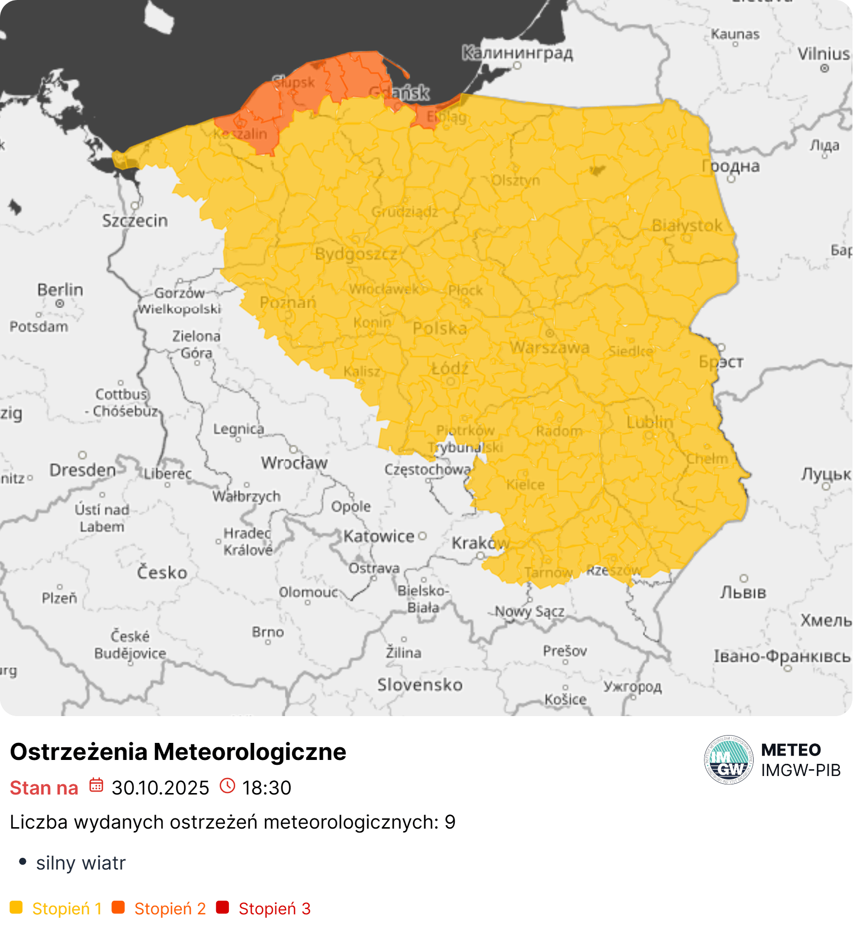 Ponad 700 interwencji strażaków. Silny wiatr daje się we znaki