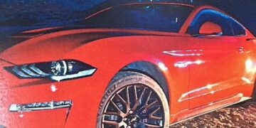 Mustang pijanego kierowcy trafi do policji