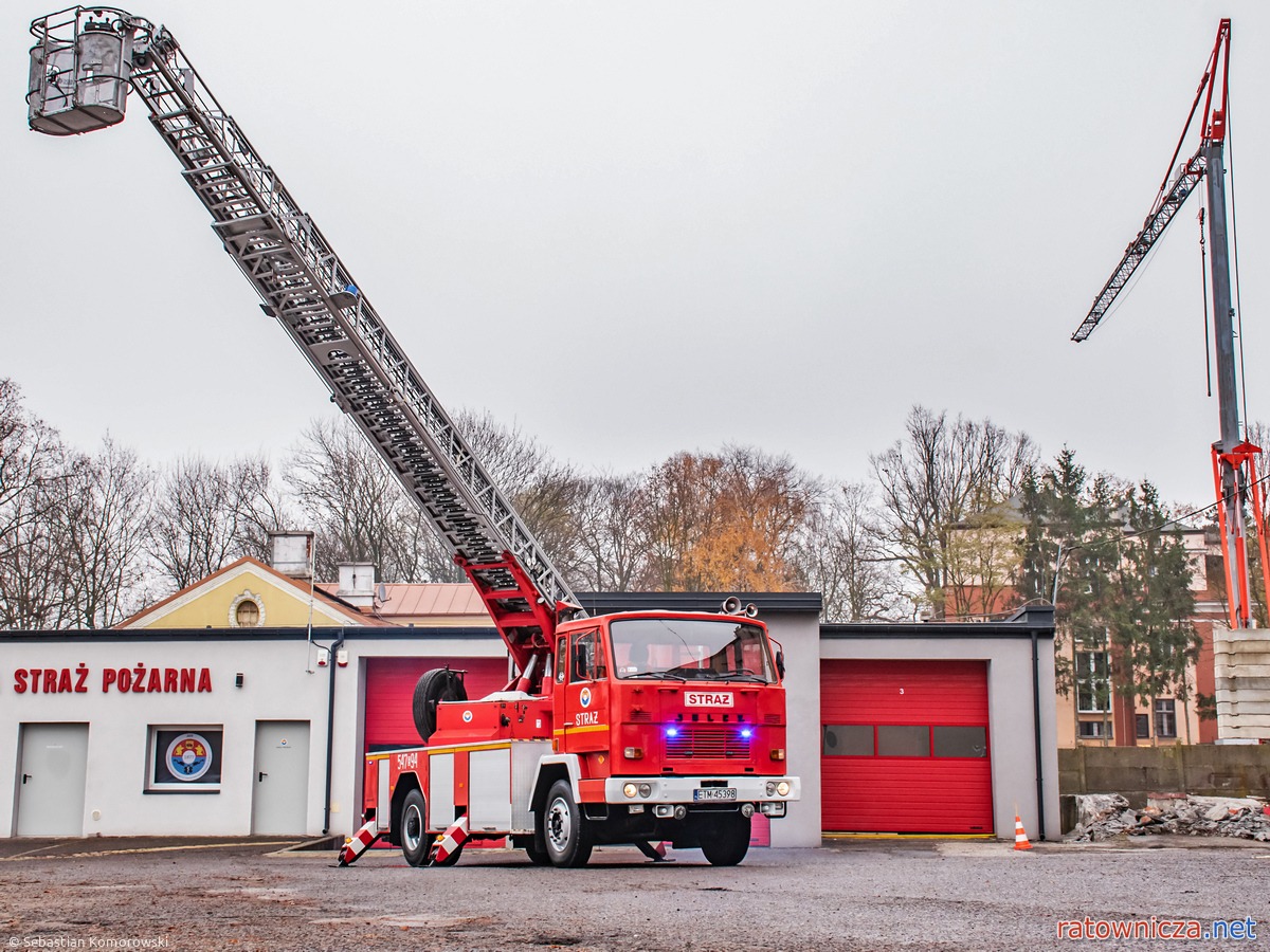 Strażacy z Tomaszowa Mazowieckiego mają ‘nową’ drabinę