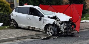 Wypadek w Tuszymie. Nie żyje 21-latek