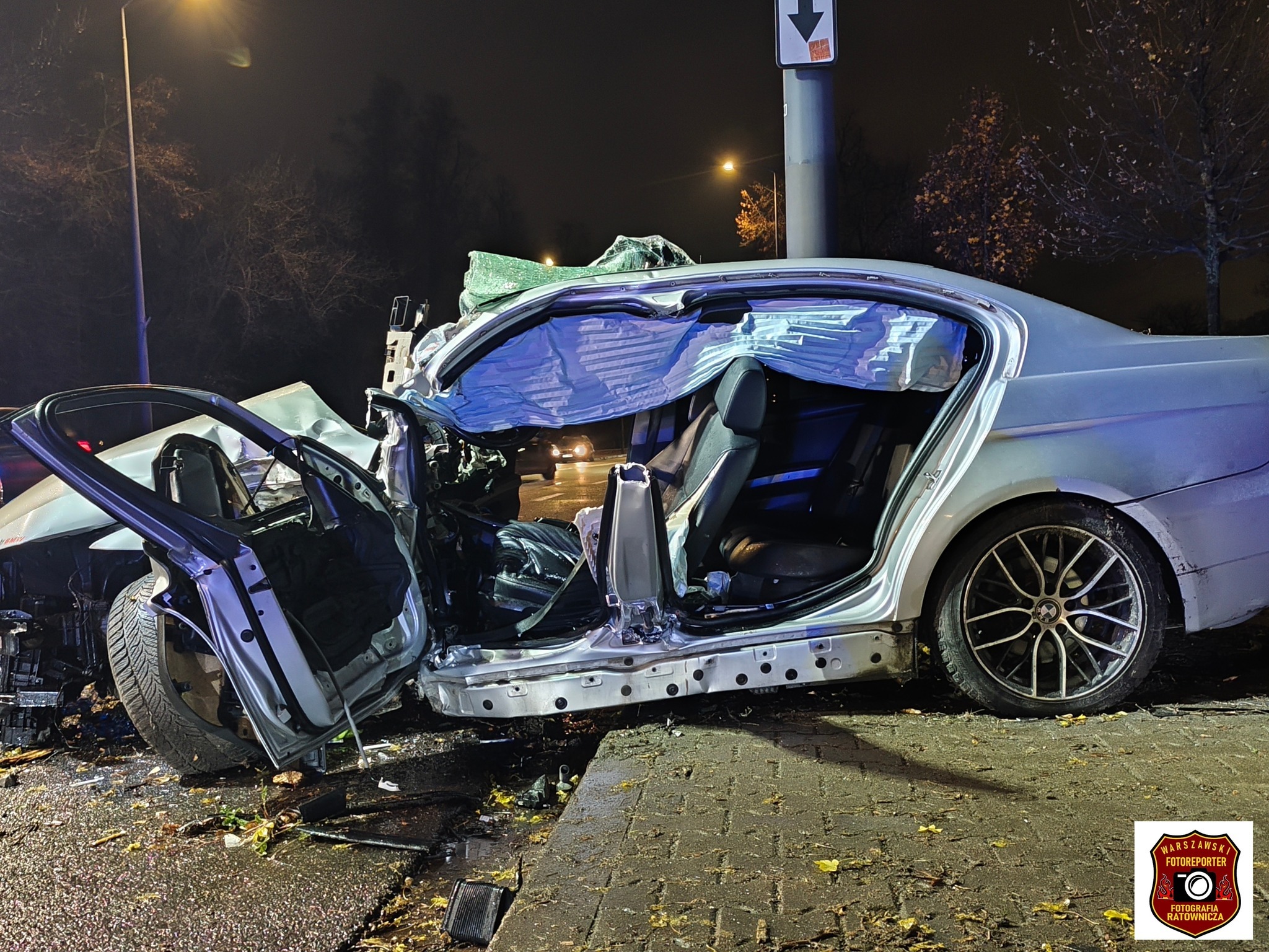 Wypadek pod Stadionem Narodowym. Strażacy ewakuowali poszkodowanych