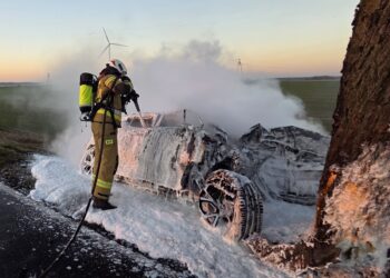 Wypadek w Margonińskiej Wsi. Jedna osoba w szpitalu