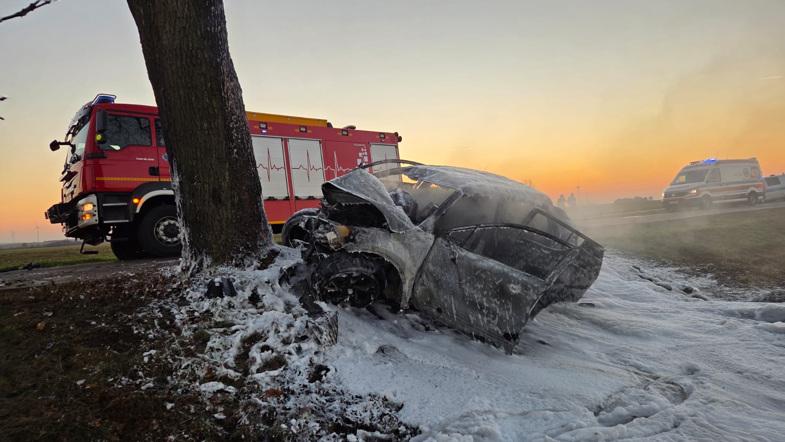 Wypadek w Margonińskiej Wsi. Jedna osoba w szpitalu