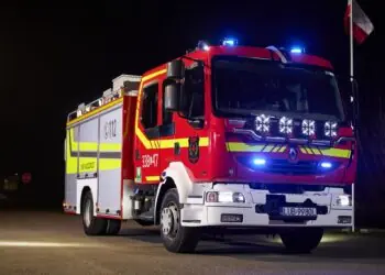 ’Nowy’ samochód OSP Wzgórze. Wcześniej przeszedł kapitalny remont