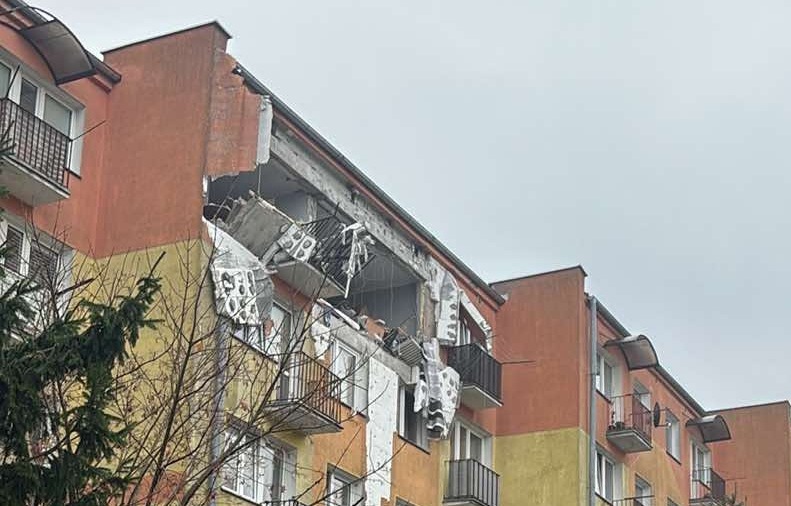 Wybuch w Braniewie. Jedna osoba ranna