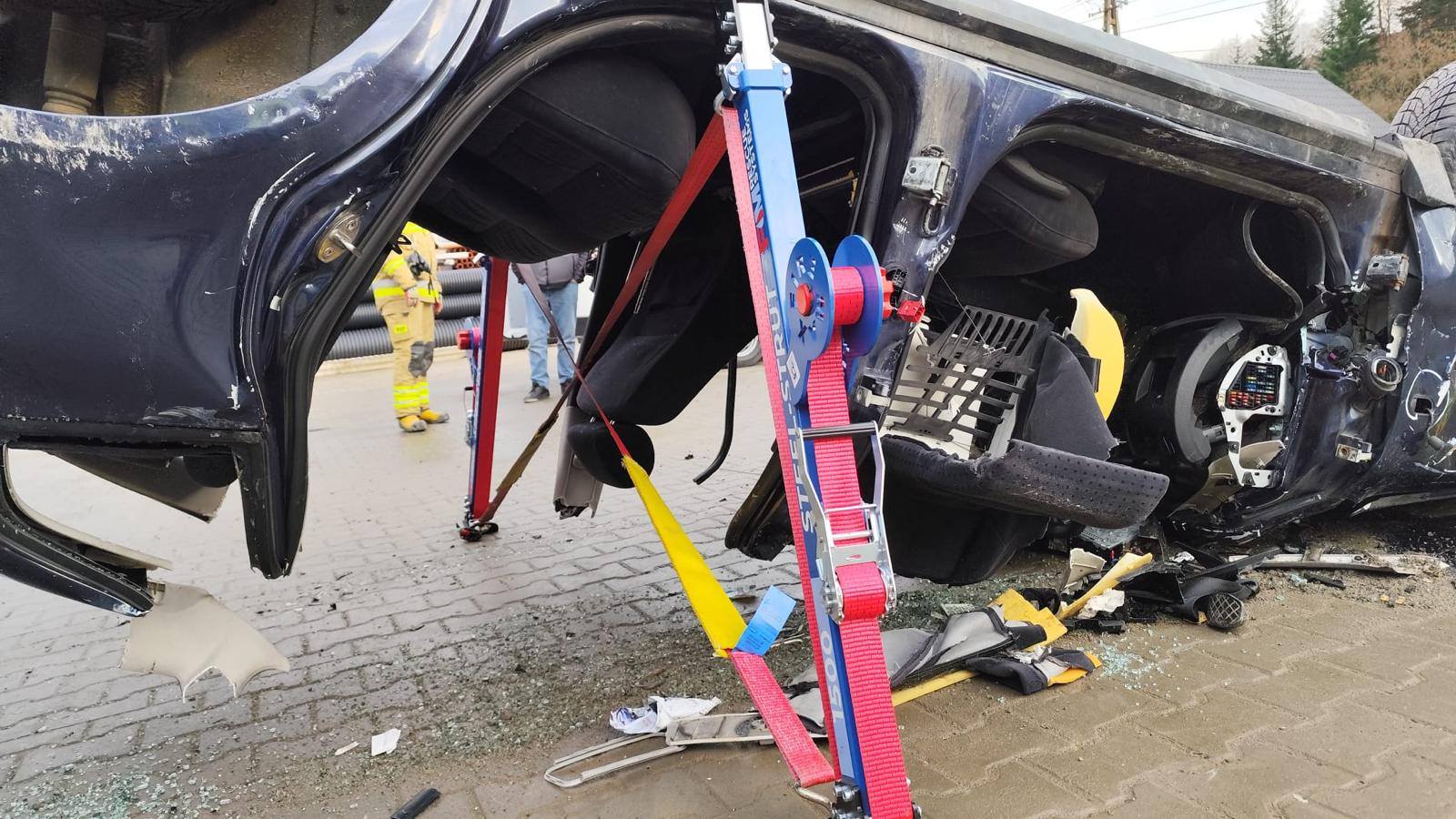 Strażacy z OSP Grywałd i OSP Kluszkowce doskonalili umiejętności z ratownictwa technicznego