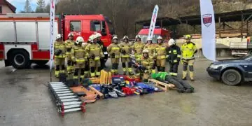 Strażacy z OSP Grywałd i OSP Kluszkowce doskonalili umiejętności z ratownictwa technicznego