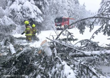 Sypnęło śniegiem. Tylko w niedzielę prawie 3 tysiące interwencji