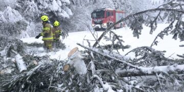 Sypnęło śniegiem. Tylko w niedzielę prawie 3 tysiące interwencji