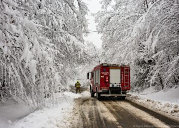 Zima w natarciu. Pracowity weekend podkarpackich strażaków