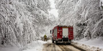 Zima w natarciu. Pracowity weekend podkarpackich strażaków