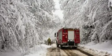 Zima w natarciu. Pracowity weekend podkarpackich strażaków