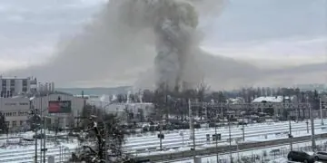 W Skawinie płonie hala magazynowa