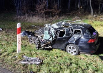 Śmiertelny wypadek na DK92