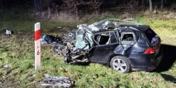 Śmiertelny wypadek na DK92