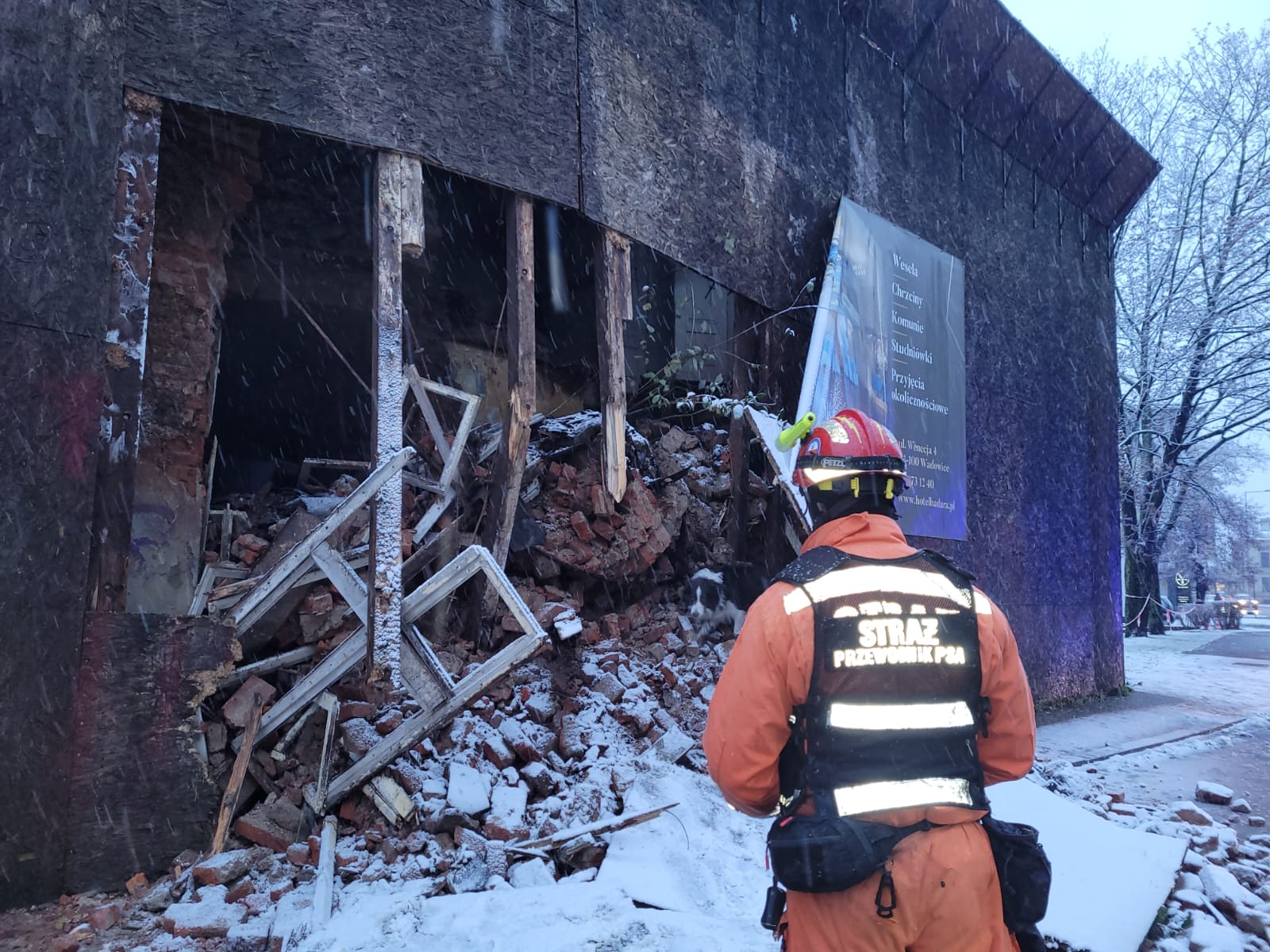 Katastrofa budowlana w Bielsku-Białej. Runęła ściana budynku
