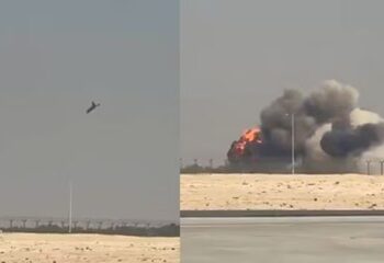 Katastrofa indyjskiego myśliwca na Dubai Air Show [FILM]