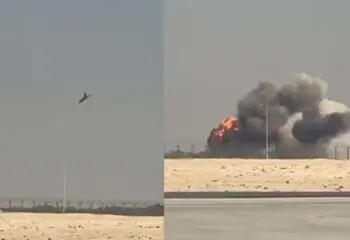 Katastrofa indyjskiego myśliwca na Dubai Air Show [FILM]