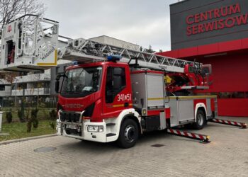 Nowa drabina Magirusa dla strażaków z Białej Podlaskiej